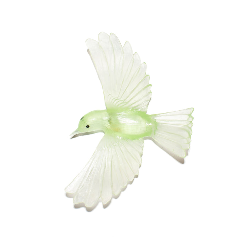 Glass Mōhua / Yellowhead Wall Sculpture  | by Luke Jacomb Studio