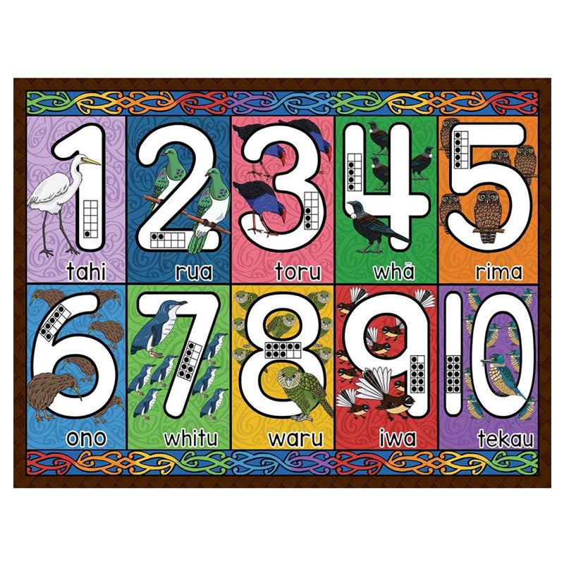 Ngā Tau (Numbers) - 35 piece Puzzle