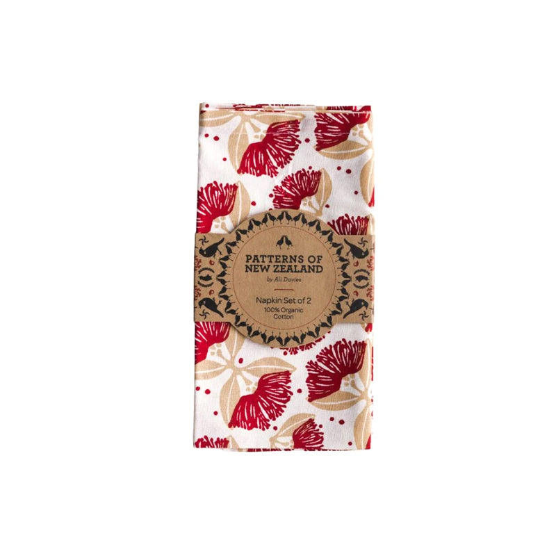 Red Pohutukawa Napkin (Set of 2)