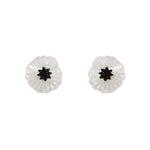Poppy Field Earrings - White