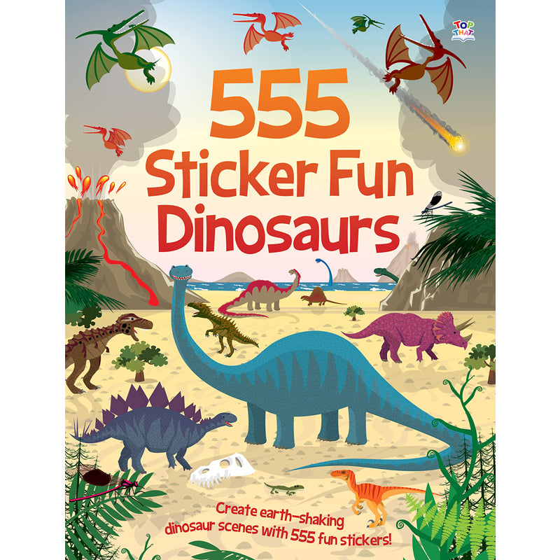 555 Sticker Fun Dinosaurs Activity Book