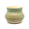 Ceramic Beaker Pot Green Glaze