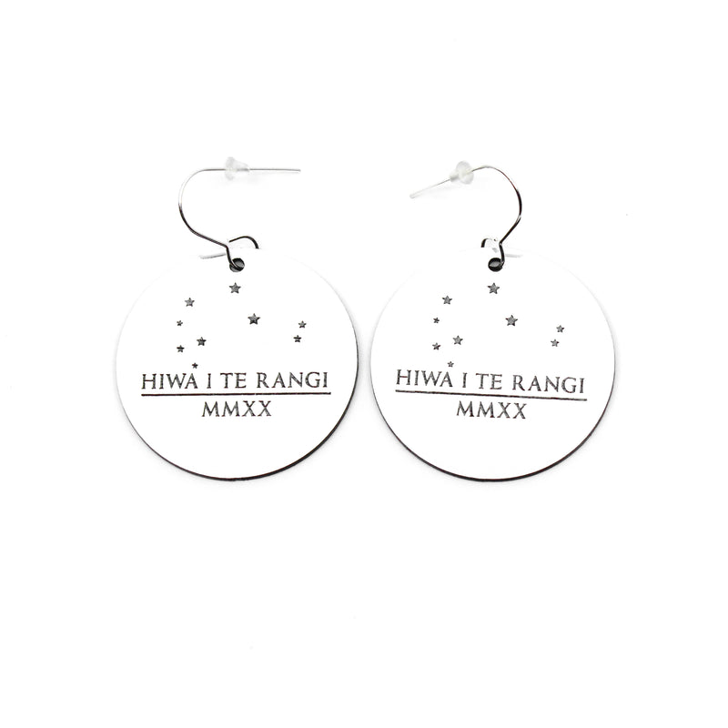 Hiwa-I-Te-Rangi I Round Earrings | by Nichola Te Kiri