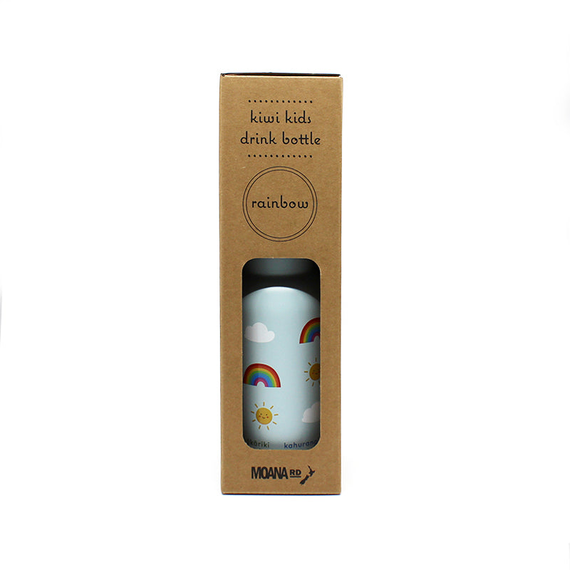 Kids Te Reo Rainbow Water Bottle