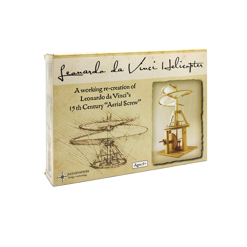 Leonardo da Vinci Helicopter Wooden Model