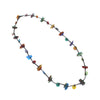 Rainbow Glass Bead Necklace - Long | by Judy Newton
