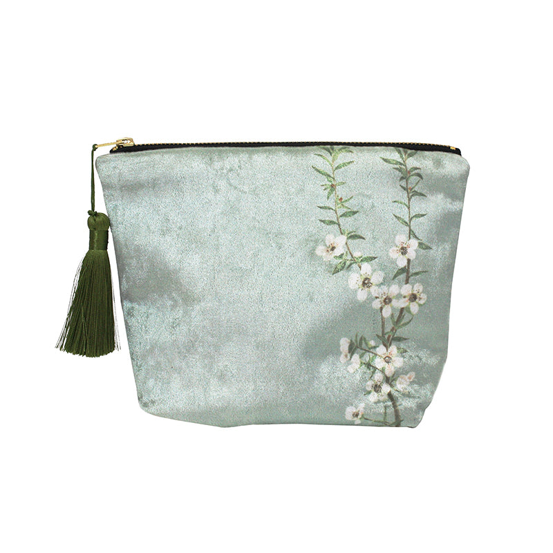 Vintage Botanical Mānuka Velvet Cosmetic Bag