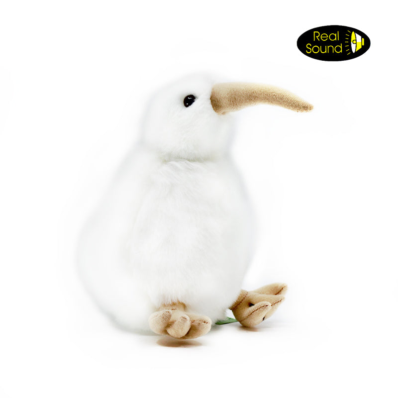 Manukura White Kiwi Soft Toy with Sound